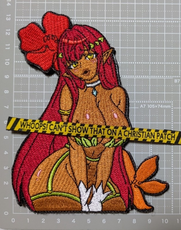 【絶版品】 ダークエルフ 刺繍パッチ拍卖