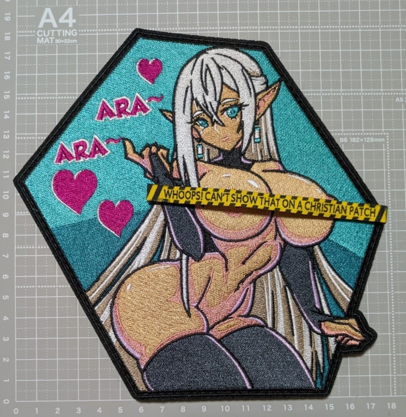 【絶版品】 「あらあら〜」 刺繍パッチ拍卖