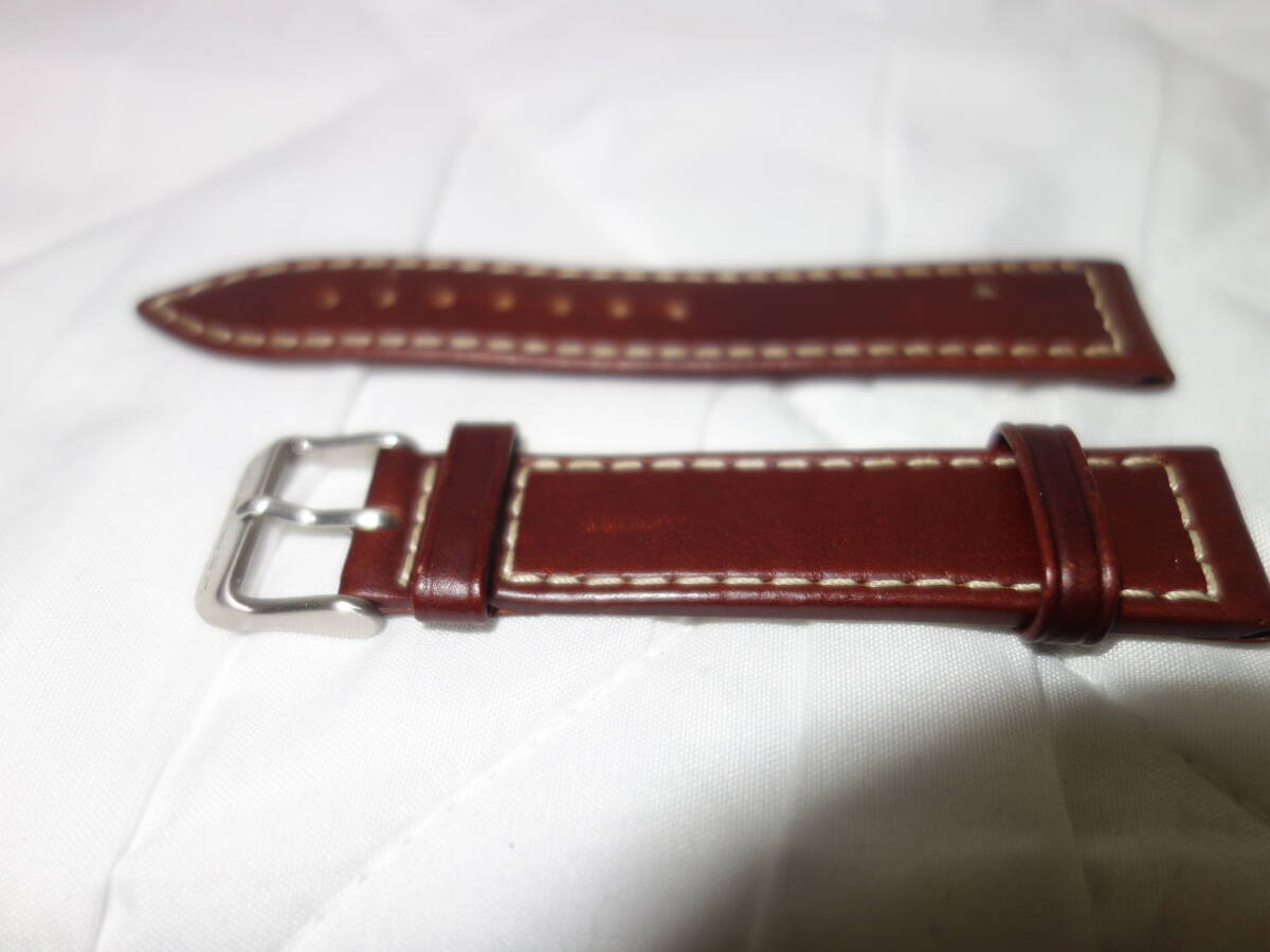 送料出品者負担 HAMILTON’(ハミルトン) 革ベルト ブラウン H600704104 未使用 ラグ幅20mm 美錠幅18mm拍卖