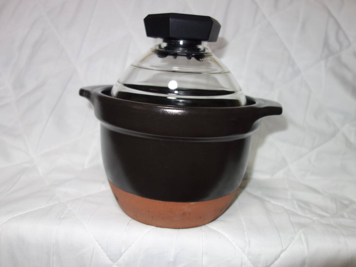 送料出品者負担 HARIO(ハリオ)  フタ が ガラスのご飯釜 1~2合 日本製 拍卖