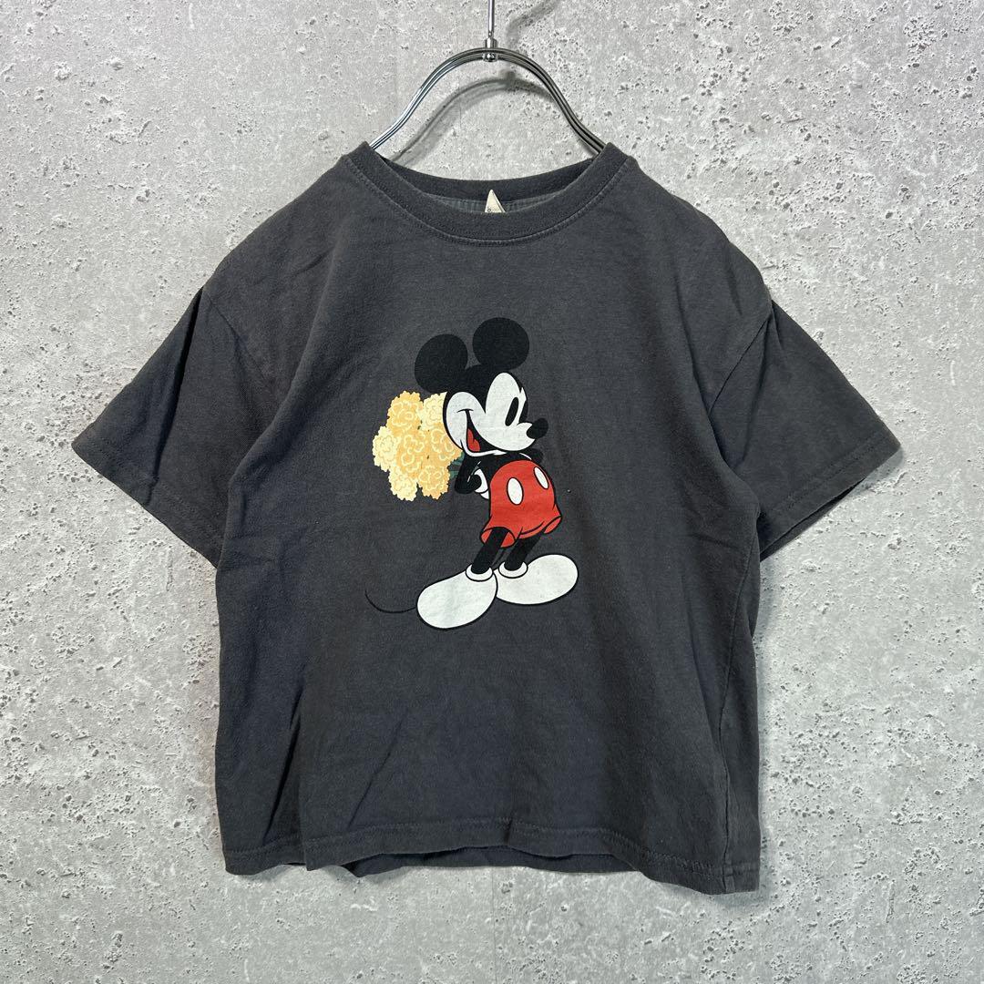 【Disney】ディズニー(120)ビッグプリントTシャツ*白靴ミッキー*拍卖