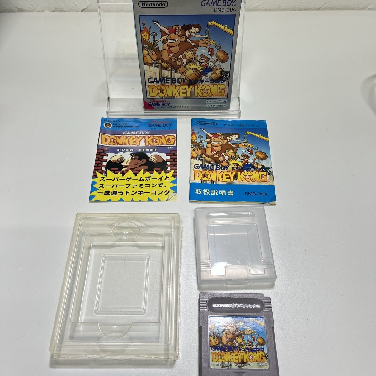 【g25110007nn】ゲームボーイ 箱付きドンキーコング ニンテンドー donkey kong ゲームソフト拍卖