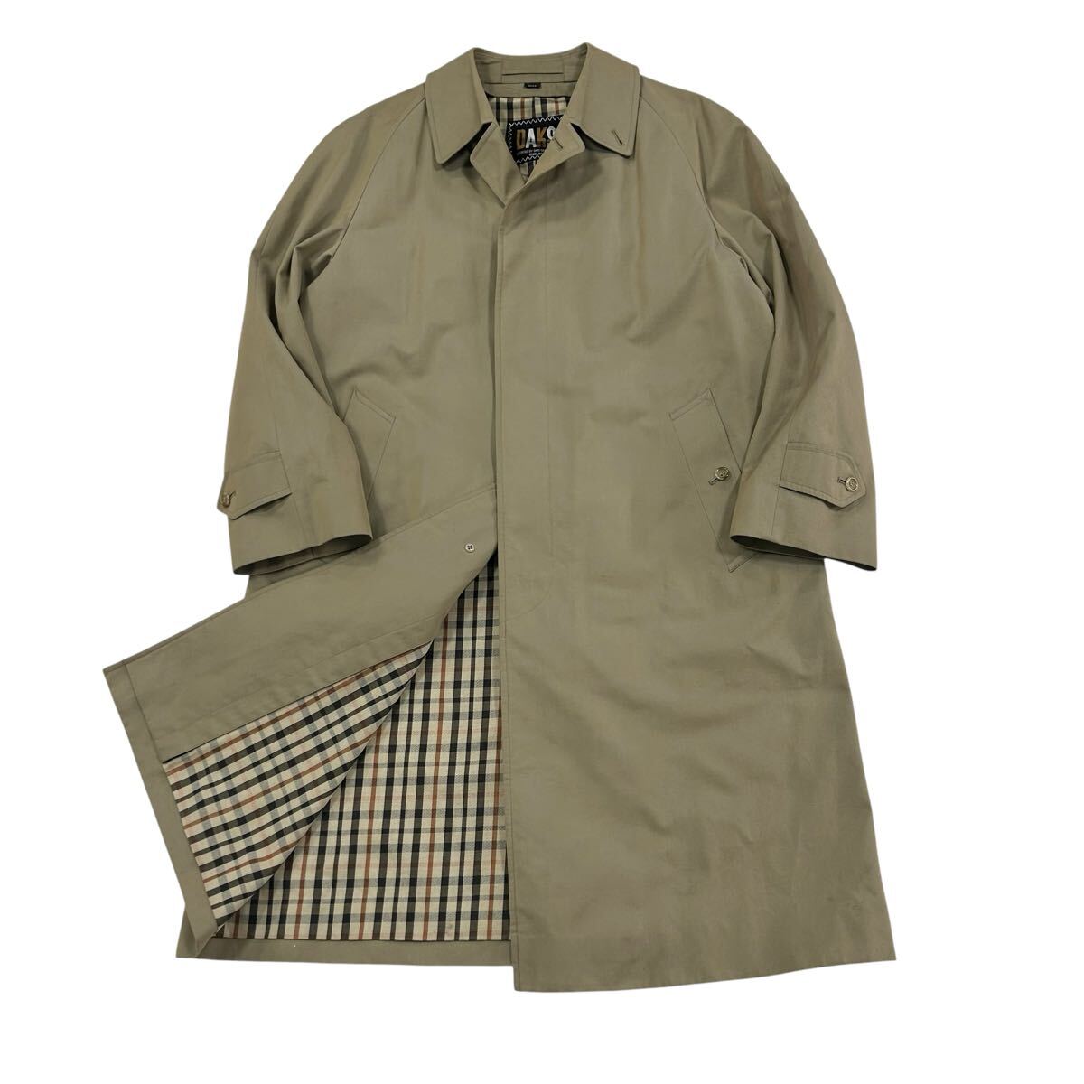 80's Vintage Daks/ダックス ステンカラーコート ベージュ系タマムシ色 C-TK60拍卖