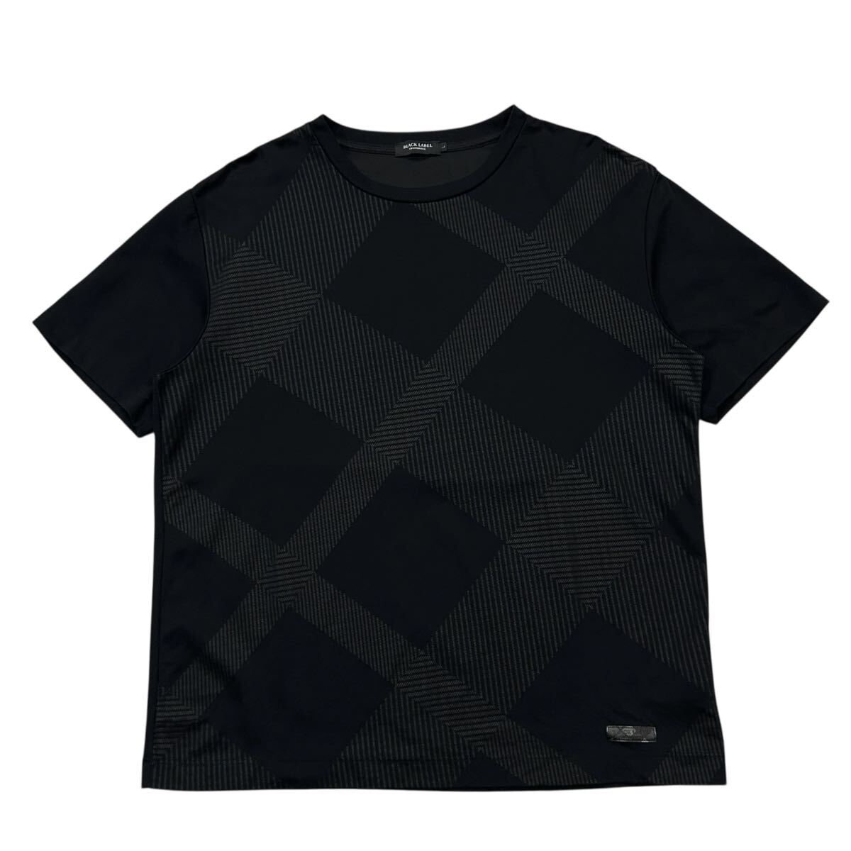 美品 BLACK LABEL CRESTBRIDGE バイアスチェック Tシャツ拍卖