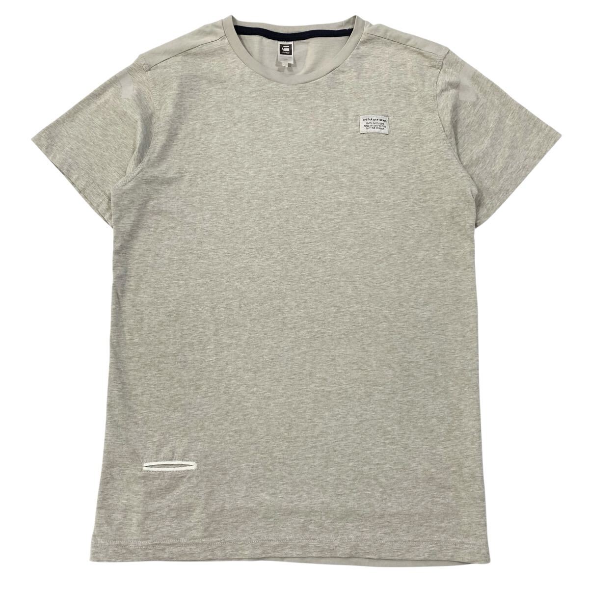 G-STAR RAW(ジースターロゥ)半袖Tシャツ メンズS グレー系拍卖