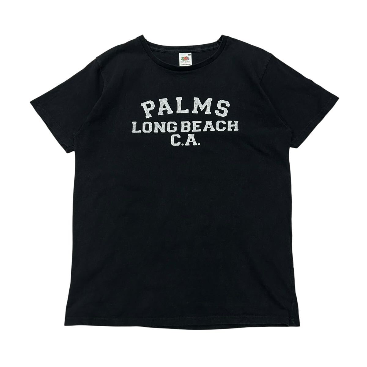 Fruit of the room Palms longbeach スーベニアTシャツ Lサイズ ユニセックス ブラック 黒T拍卖