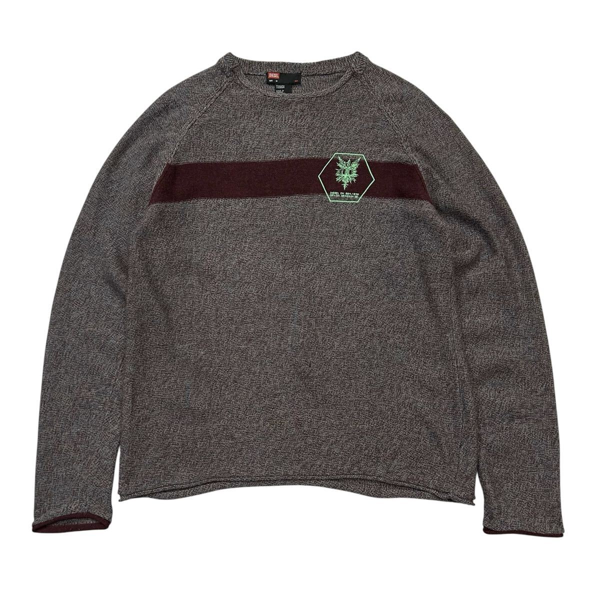 DIESEL/ディーゼル ニットカットソー メンズM パンドラ取り扱い品拍卖