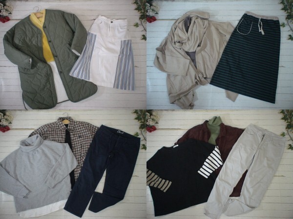 19-5288★Mサイズ・レディース・ナチュラル系★古着アイテム★80着セット★まとめ売り★古着★卸★仕入★洋服拍卖