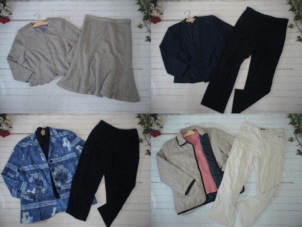 16-5286★3L~4Lサイズサイズ・婦人服・ミセス系★古着アイテム★40着セット★まとめ売り★古着★卸★仕入★洋服拍卖