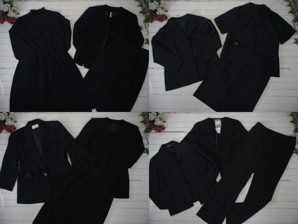 10-5283★冠婚葬祭!M/L/LLサイズ・レディース・礼服いろいろ★古着アイテム★40着セット★まとめ売り★古着★卸★仕入★洋服拍卖
