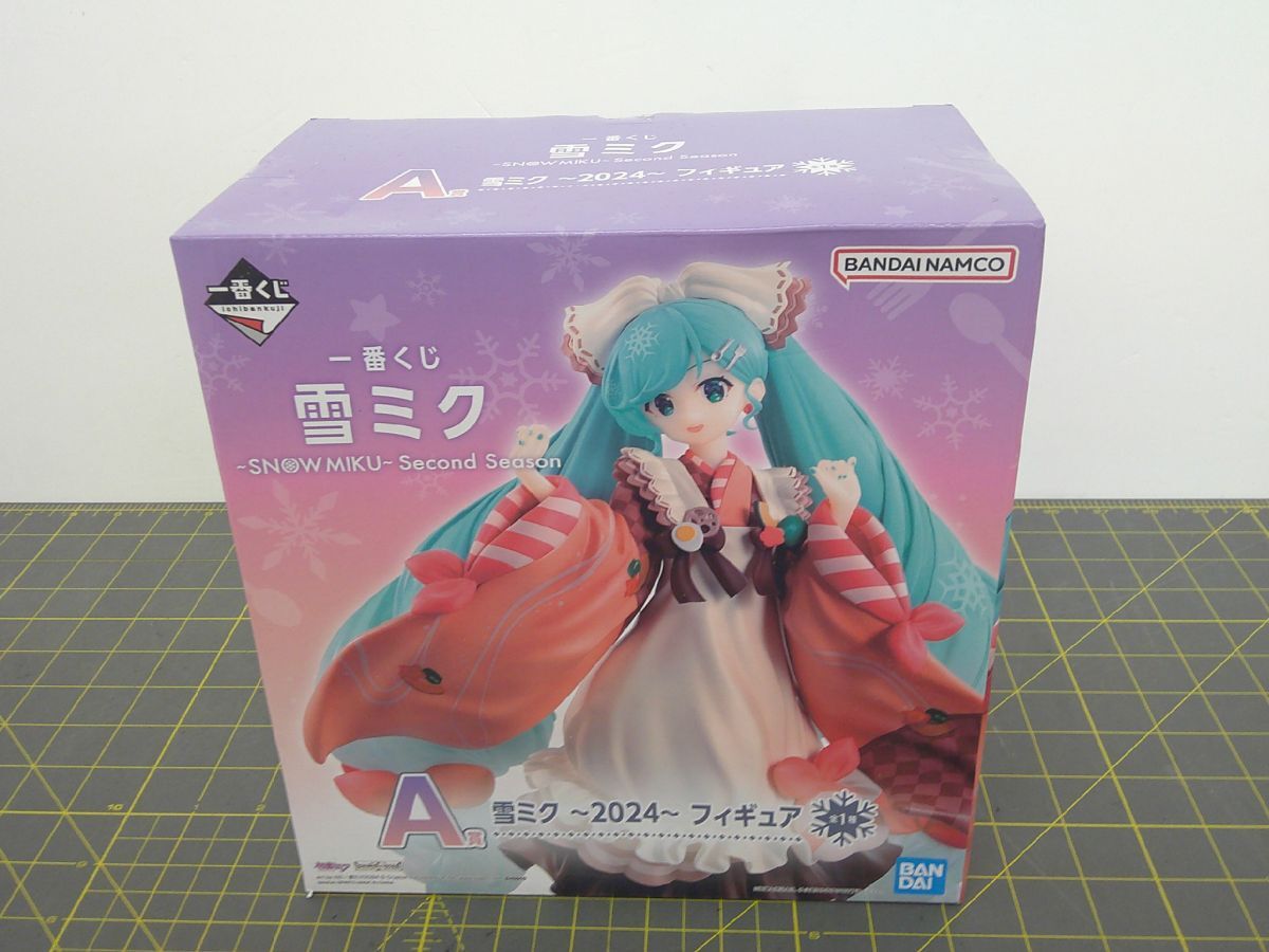 27 送80サ 1103YB08 一番くじ 雪ミク-SNOWMIKU-Second Season A賞 雪ミク-2024-拍卖