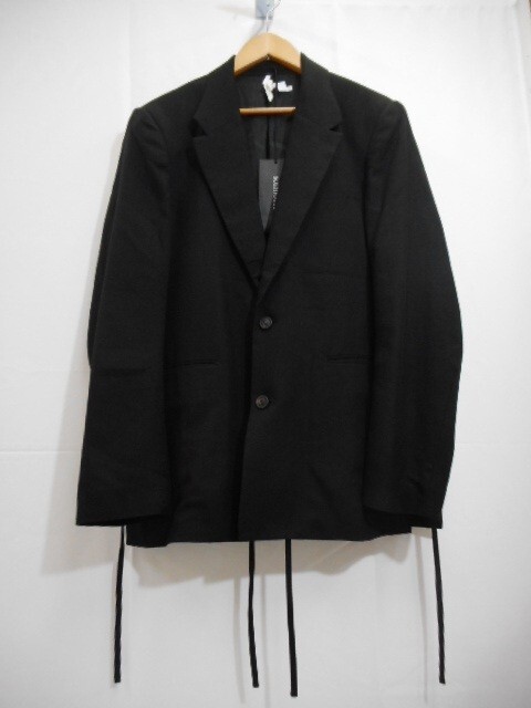 67 送80サ 1029YD05 SOSHIOTSUKI ソウシオオツキ KIMONO BREASTED JACKET テーラードジャケット S24SS04JKT ブラック サイズ46 中古品拍卖