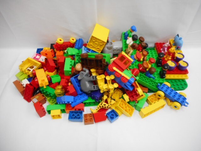 32 送100サ 1022YG01 LEGO デュプロ ブロック 乗り物 家 動物など まとめ 中古品拍卖