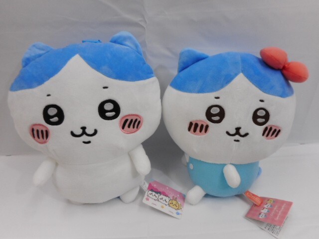 32 送80サ 1022YD15 ちいかわ サンリオ コラボ ハチワレ ハローキティ ぬいぐるみ リュック 中古品拍卖