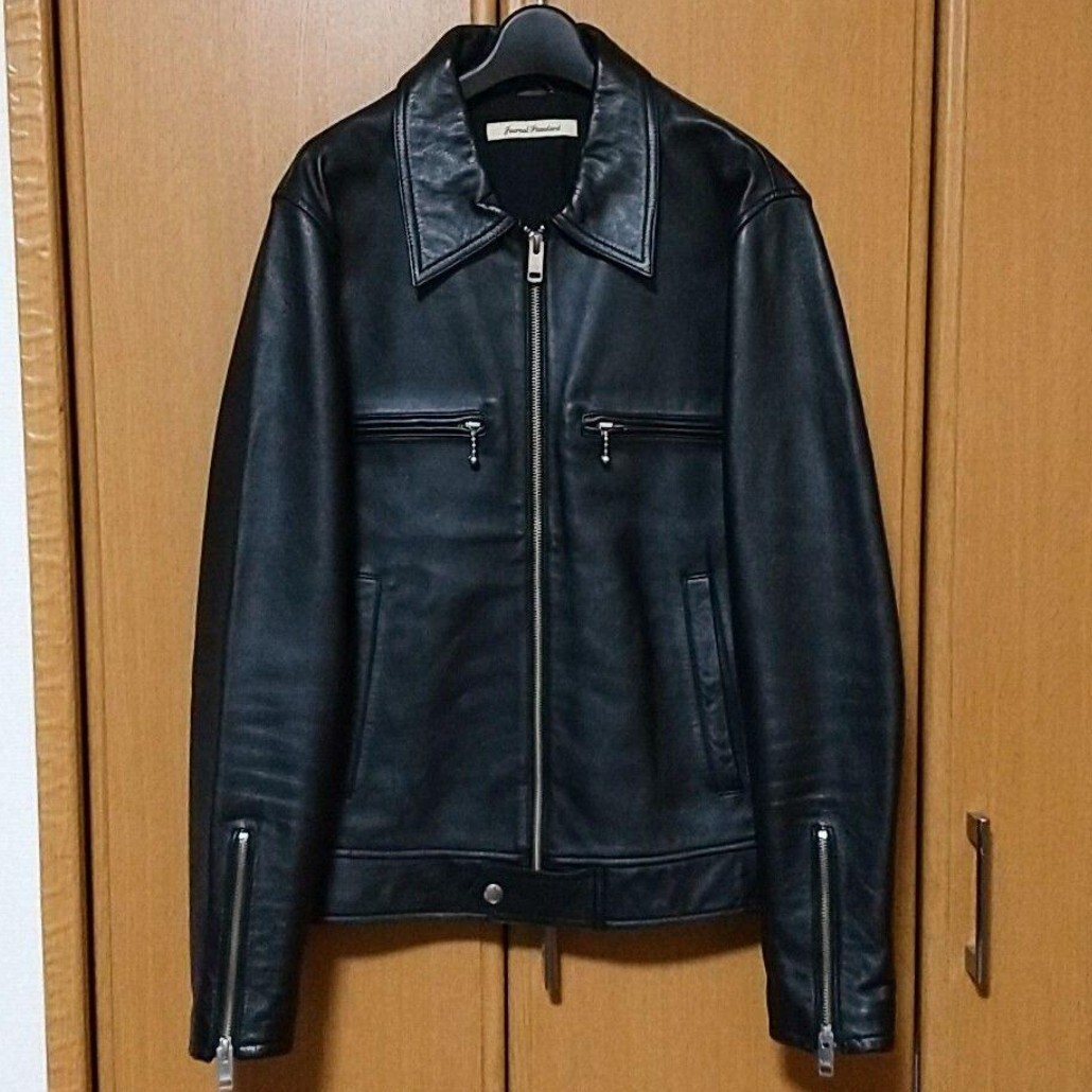 JOURNAL STANDARD ジャーナルスタンダード シングルライダースジャケット ブラック 黒 L 羊革 666 lewis Leathers ドミネーター 拍卖