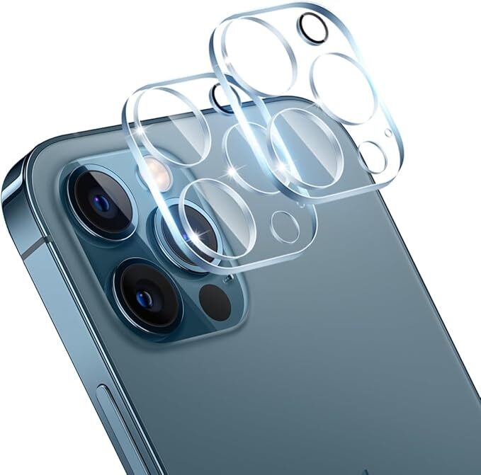 【2枚セット】 対応 iPhone 12 Pro カメラフィルム 【日本旭硝子 硬度9H】 iPhone12 Pro 用 レンズ保護ガラスフィルム 簡単貼り付け拍卖