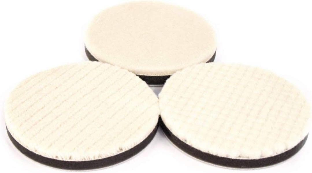 ★ ウールバフ 3枚セット 研磨バフ 手磨き 車磨き用ウールバフ ソフト バフ拍卖