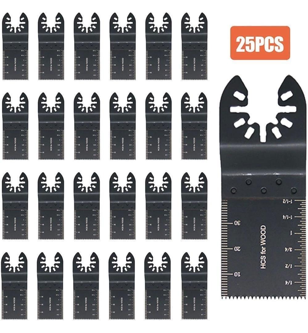 ★25点工具セット振動式マルチツール快速交換鋸刃ブレード カットソー木材切断作業拍卖