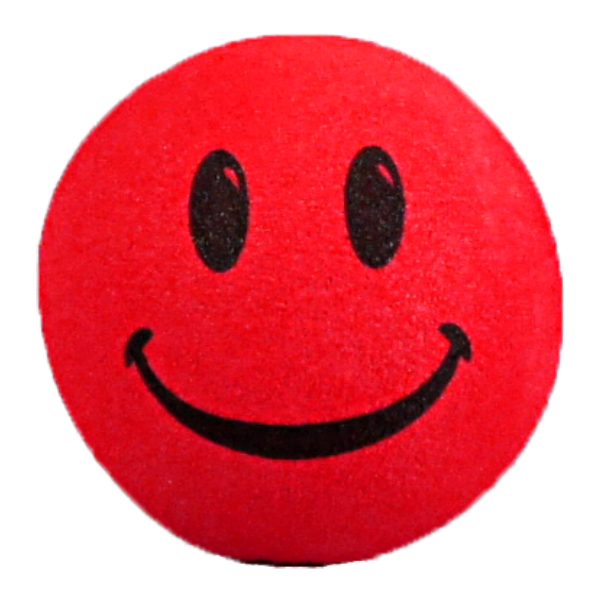 スマイル ハッピーフェイス アンテナボール (レッド) 4mm 穴 アンテナトッパー 目印 カスタム ニコちゃん USA アメ雑 赤 拍卖