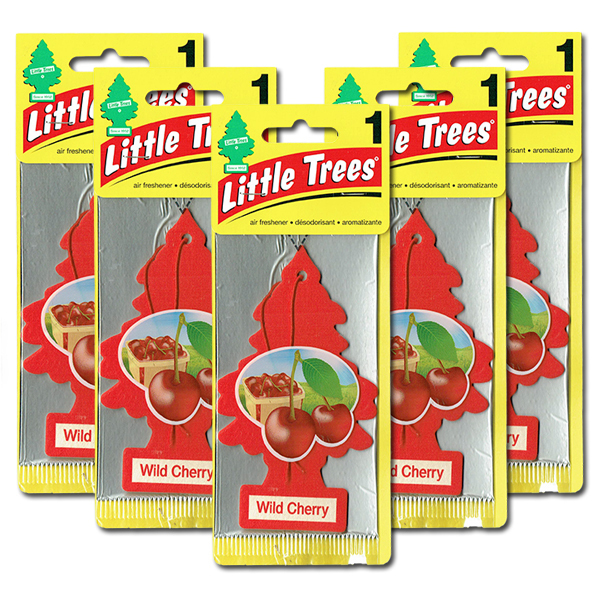 リトルツリー ワイルド チェリー 5枚セット Little Trees 芳香剤 車 部屋 吊り下げ USA エアフレッシュナー【メール便 送料無料】拍卖