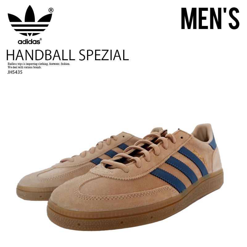 ■新品■adidas/アディダス■HANDBALL SPEZIAL ハンドボール スペツィアル■23.5cm■ベージュ シューズ ローカット ローテク■JH5435拍卖