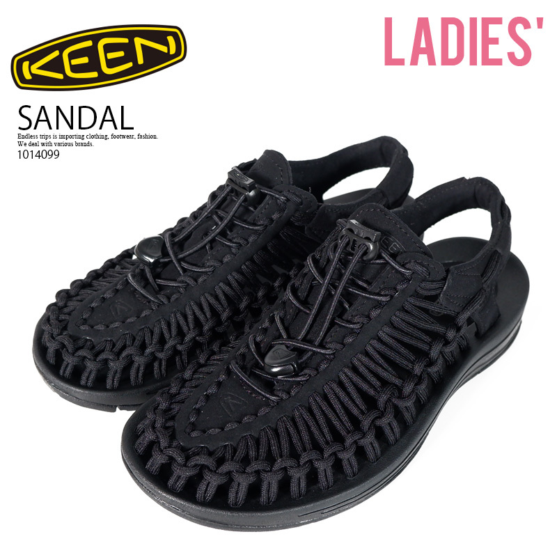 ■新品■KEEN/キーン■WOMENS UNEEK ウィメンズ ユニーク■23.0cm■ブラック レディース ハイブリッド ストラップ サンダル■1014099拍卖