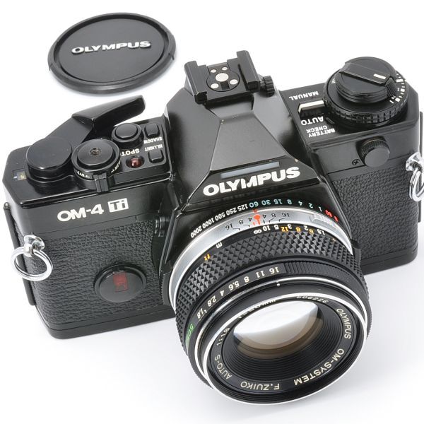 OLYMPUS OM-4 Ti オリンパス OM-4 Ti ブラック OM-SYSTEM ZUIKO AUTO-S 50mm F1.8 ズイコー オート S 電池 ZUIKO AUTO S 50/1.8 5拍卖