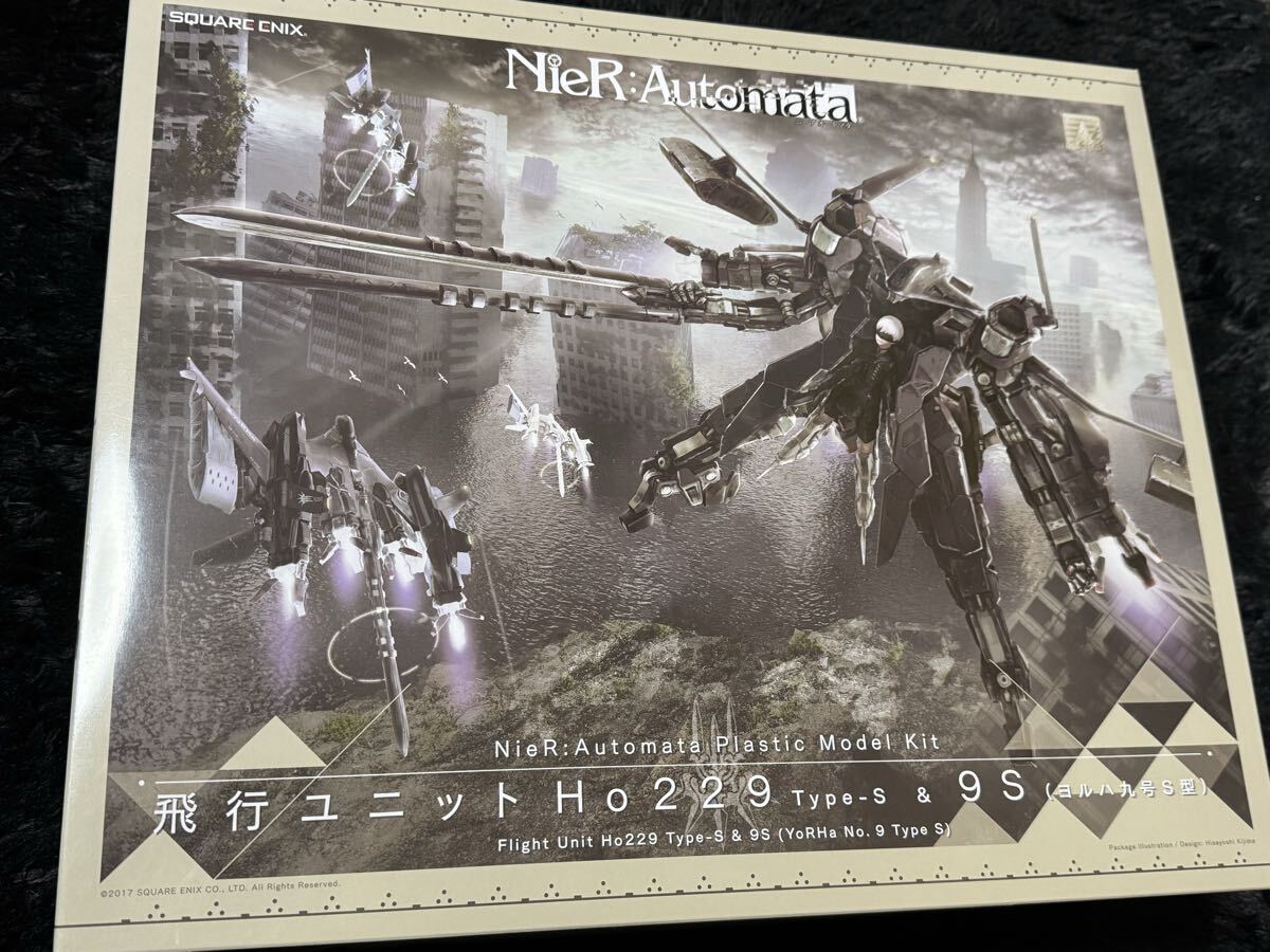 新品未開封 ニーアオートマタ プラスチックモデルキット 飛行ユニットHo229 Type-S & 9S (ヨルハ九号S型) NieR:Automata プラモデル拍卖