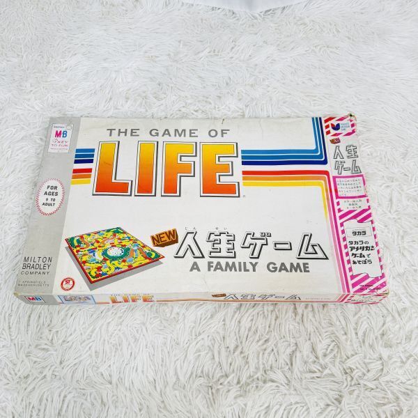 三代目 NEW人生ゲーム s9 タカラ×Milton Bradley 1960年 昭和レトロ ボードゲーム 完品 ルーレット駒 カード付拍卖