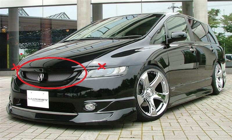 送料無料☆特価☆希少☆RB1/RB2 オデッセイ AMS/エーエムエス LUXEST luxury & exective style フロントグリル ☆彡拍卖