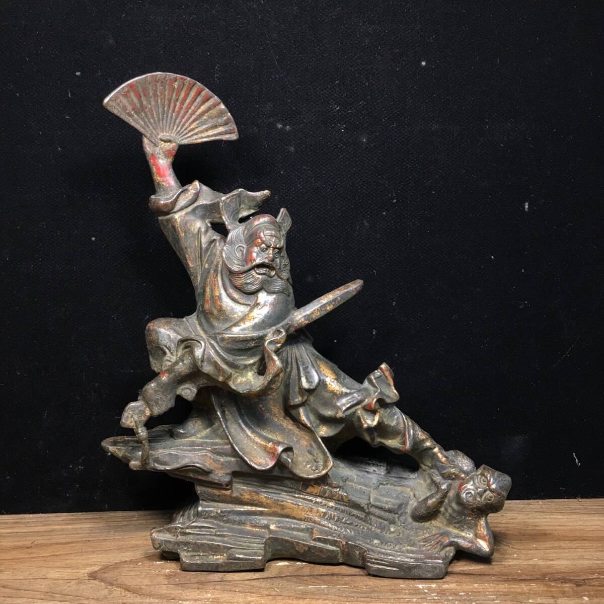 館蔵 古銅彫 鐘馗 降魔驅邪 古董品 時代物 賞物 貴重 稀少珍品 中国古美術 古美味 蔵出拍卖
