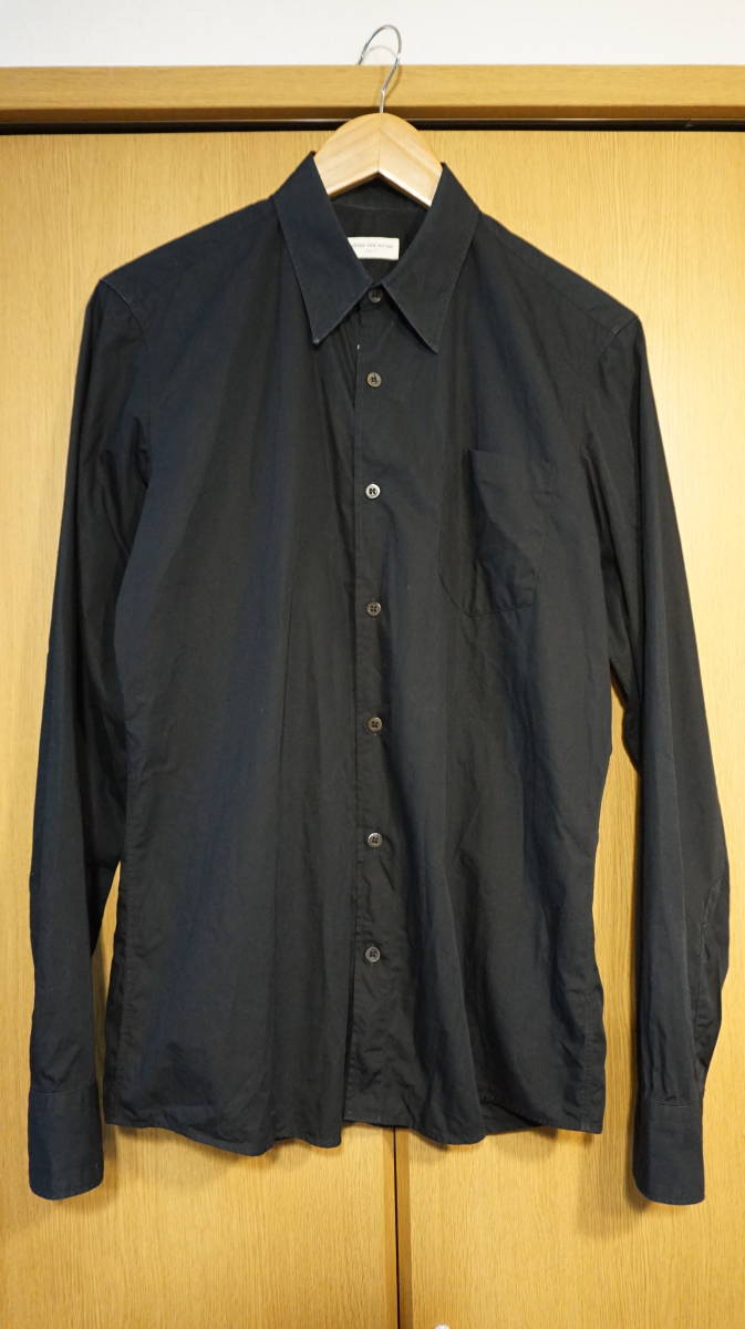 DRIES VAN NOTEN ドリスヴァンノッテン シャツ 【サイズ46】ネイビー拍卖