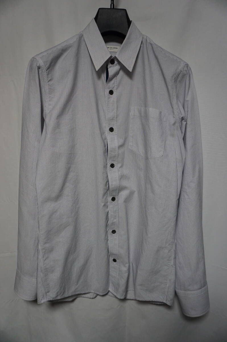 DRIES VAN NOTEN ドリスヴァンノッテン コットン シャツ 【サイズ44】 ドレスシャツ ストライプ ドレスシャツ拍卖