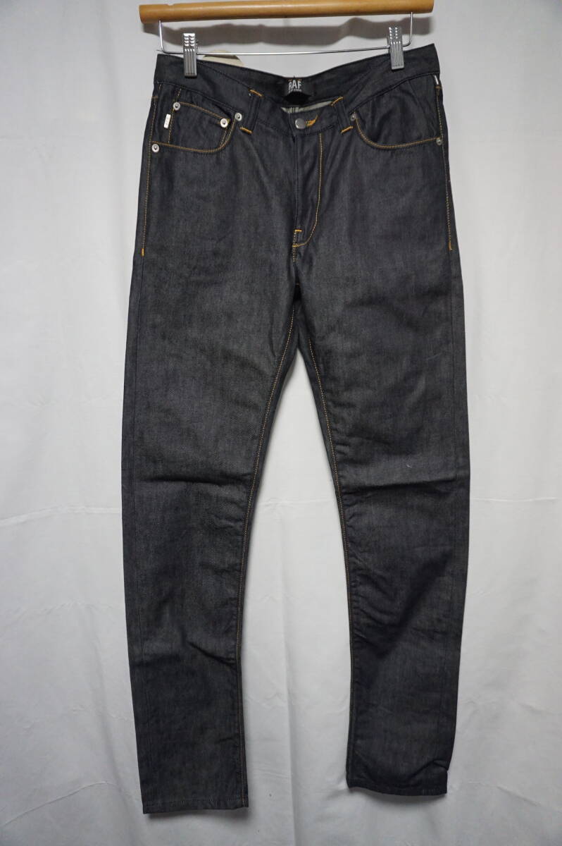 【美品】RAF BY RAF SIMONS ラフバイラフシモンズ ジーンズ 【サイズ32|2008-2009a/w】 デニムパンツ スリム インディゴ コットン拍卖