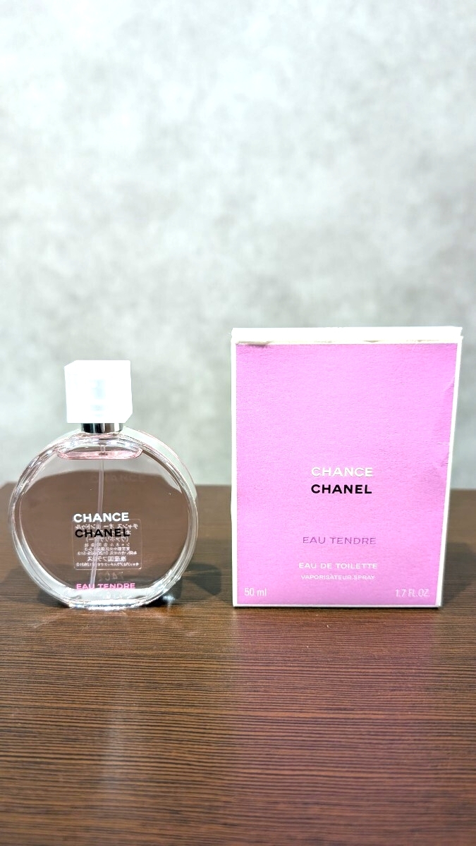 1円〜 シャネル チャンス 50ml ほぼ満タンCHANEL CHANCE EAU TENDRE オー タンドゥル 香水 オータンドゥル 1028S①拍卖