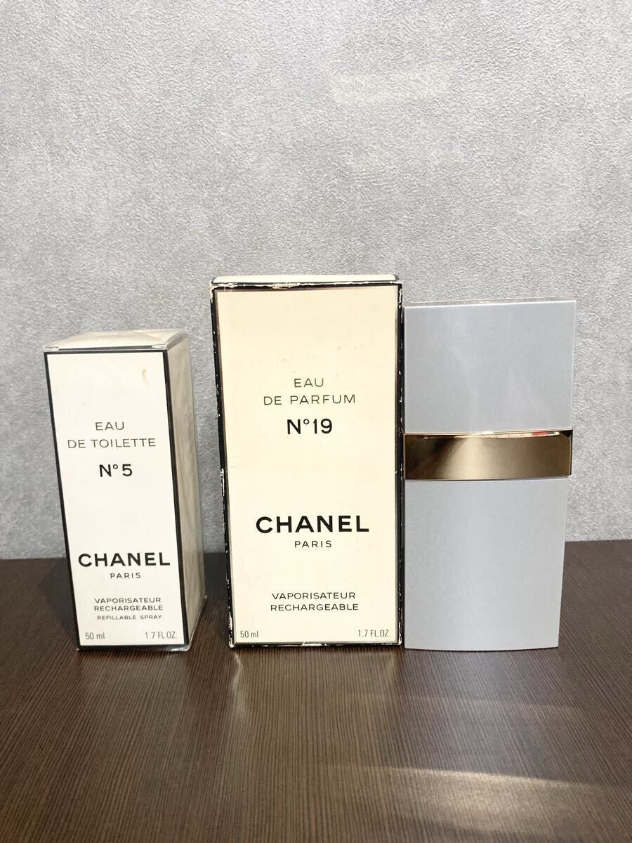 1円スタート CHANEL シャネル No5 N°19 オードトワレ 香水 2点 1020S①拍卖