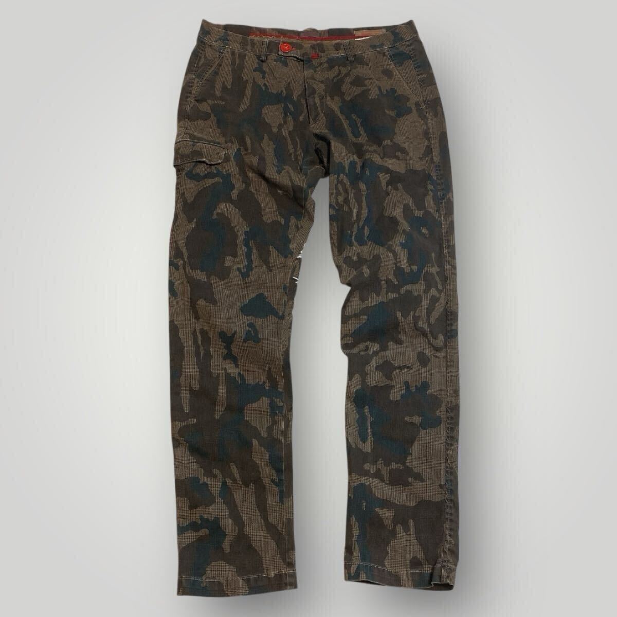 BARONIO メンズパンツ ボトムス カジュアル パンツ ブラウン Lサイズ拍卖