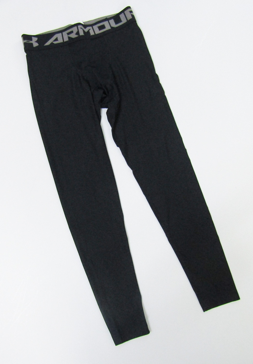 UNDER ARMOUR アンダーアーマー 1358581 サッカー メンズ インナー タイツ ロング スパッツ UA ヒートギア アーマー レギンス ブラック XX拍卖