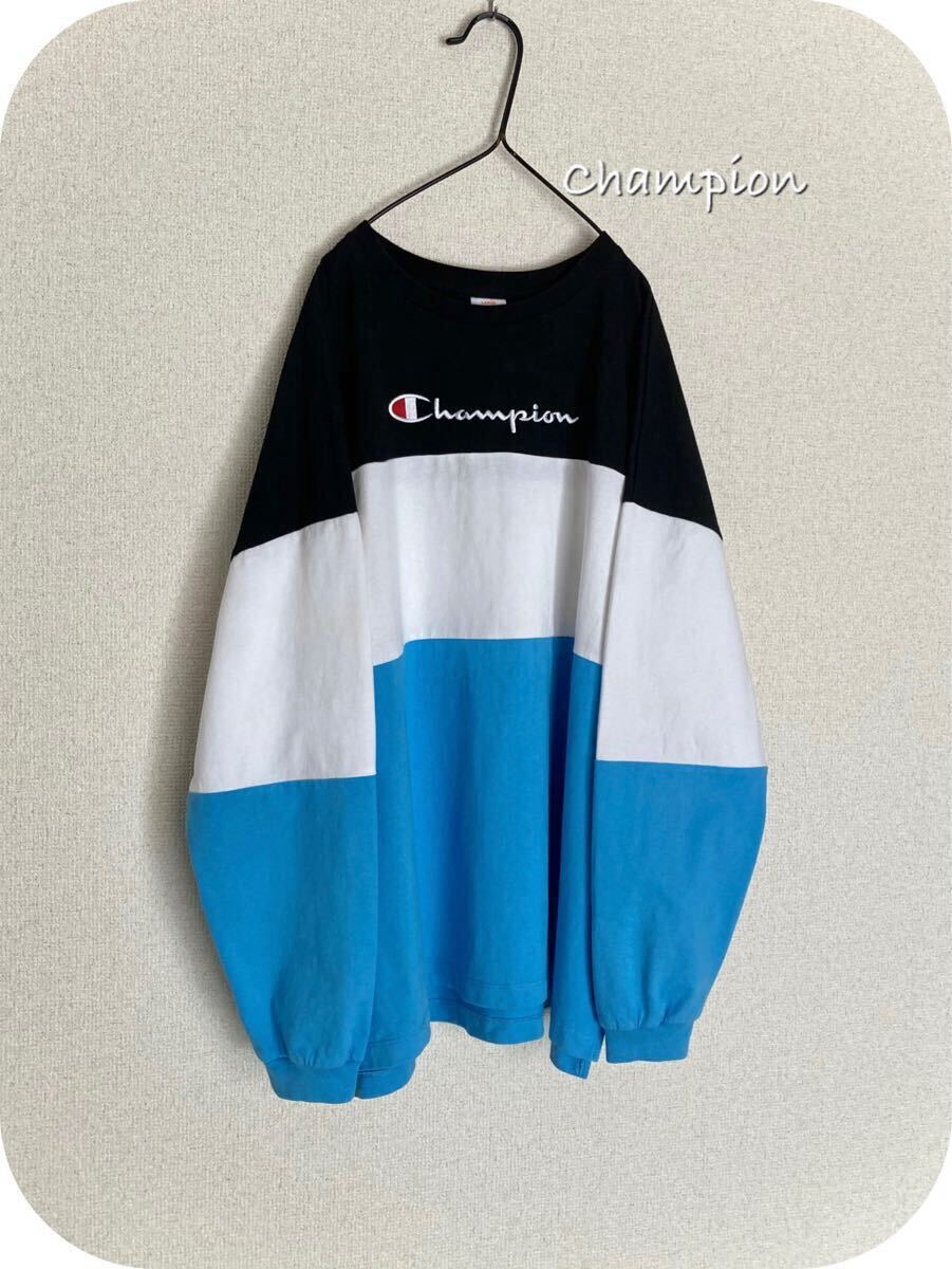 *Champion*チャンピオン*切替 ゆったりプルオーバー トップス*(yv)拍卖