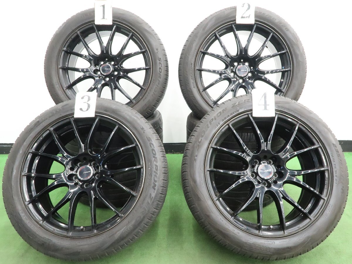 4本 RAYS HOMURA 2×7 PLUS 20インチ 8J +40 PCD108 オールシーズン ピレリ SCORPION 235/50R20 レイズ ホムラ レンジローバー イヴォーク拍卖