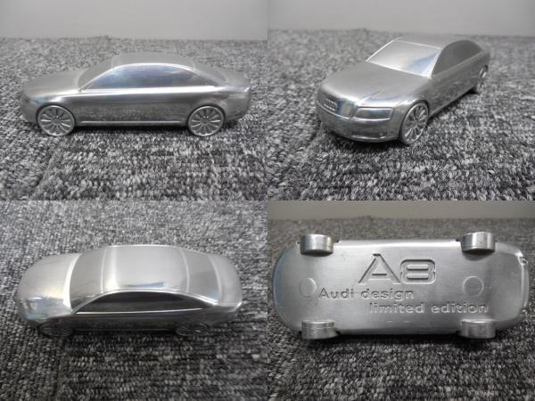Audi・アウディ・A8・金属カー置物・ペーパーウエイト 全長12㎝拍卖
