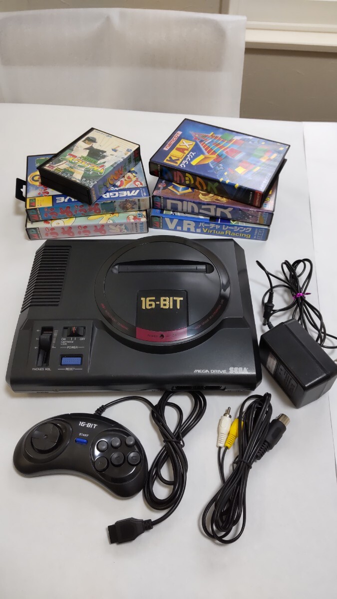 SEGA メガドライブミニ とメガドライブ専用ソフト 6本 セット 拍卖