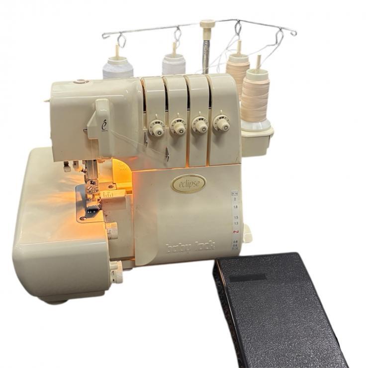 ロックミシン ジューキ ベビーロック 衣縫人 裁縫 2本針4本糸 ModelBLE1safety 外箱付 JUKI拍卖