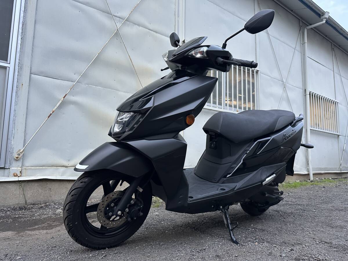 横浜市都筑区発★スズキ アヴェニス125 EA12J ワンオーナー 低走行 2022年登録車両 鍵2個と登録書類あり 自賠無し拍卖