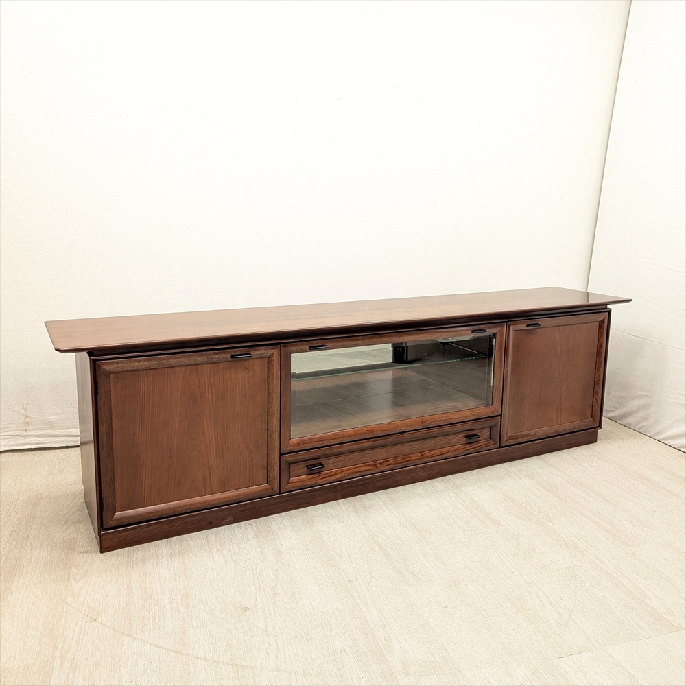 ★karimoku カリモク★Vivente ビベンテ★ サイドボード リビングボード 飾り棚 キャビネット 照明付き AVボード 高級拍卖