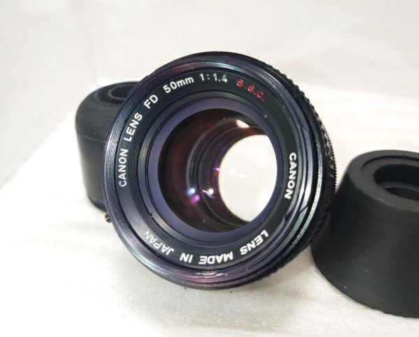 ★珍しく超美品★CANON キヤノン FD 50mm F1.4 S.S.C.★完動品★拍卖