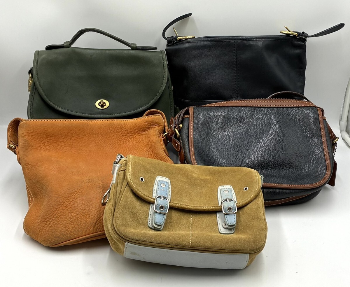 1円スタート COACH コーチ OLD COACH オールドコーチ バッグ 5点 まとめ セット ショルダーバッグ トートバッグ AY1023-1拍卖