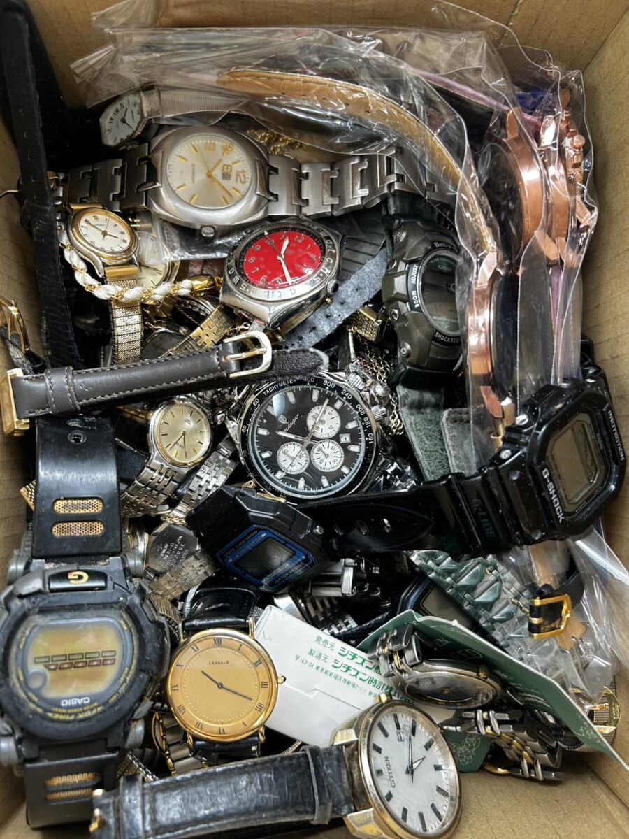 1円スタート ブランド時計含む まとめ大量 約4.3kg CASIO CITIZEN SEIKO大量ジャンク時計等 可動品複数あり ヴィンテージ AF1023-3拍卖