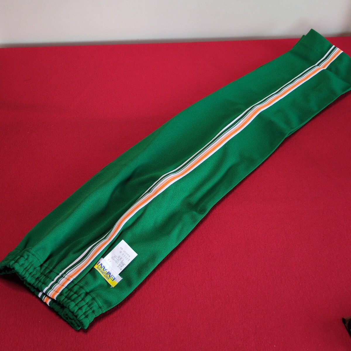 2509-02 asics No.53010 (J9) 体操服 ジャージ 小学生用 昭和レトロ 当時物拍卖