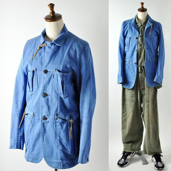 ★国内正規品 2007年 Levi's RED リーバイス レッド デニムジャケット(カバーオール) S 日本製 ブルー 美USED拍卖
